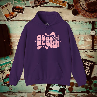 More Aloha, Hawaii Hoodie Purple / S