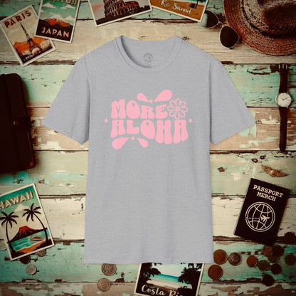More Aloha, Hawaii T-Shirt Sport Grey / S