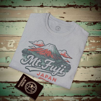 Mount Fuji, Japan - 80's Vintage T-Shirt Sport Grey / S