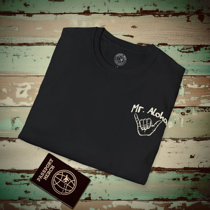 Mr. Aloha Shaka, Hawaii T-Shirt Black / S