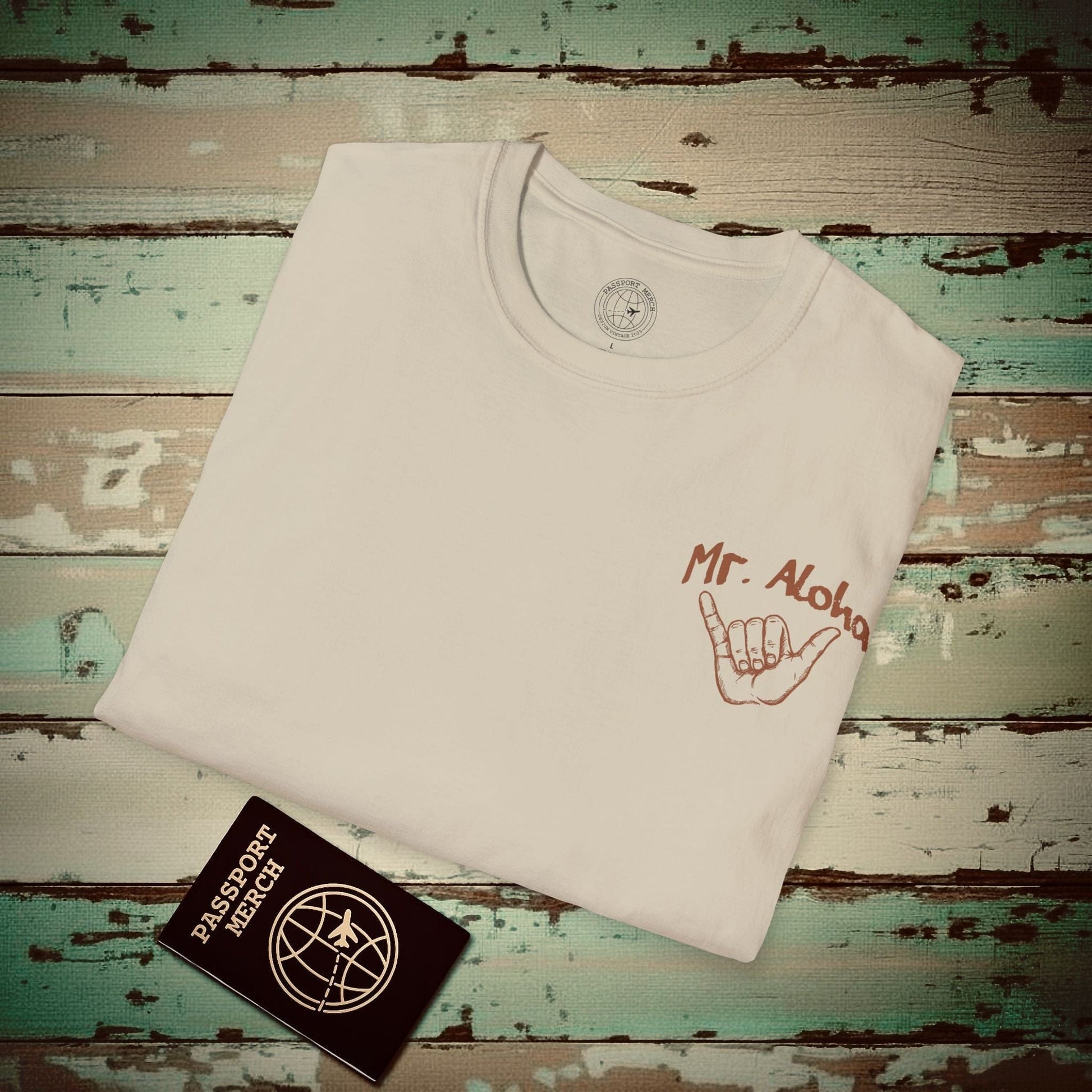 Mr. Aloha Shaka, Hawaii T-Shirt Sand / S