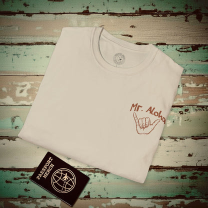 Mr. Aloha Shaka, Hawaii T-Shirt Sand / S
