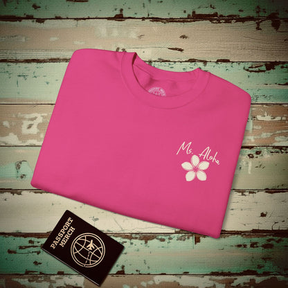 Ms. Aloha Plumeria, Hawaii Crewneck Heliconia / S