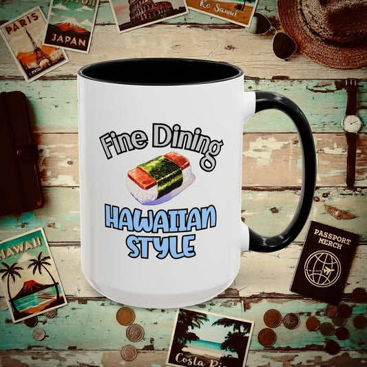 Musubi Fine Dining Hawaiian Style 15oz Mug Black / 15oz