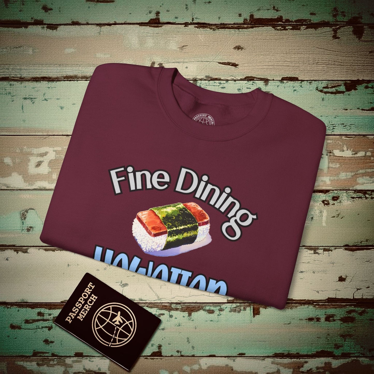 Musubi Fine Dining Hawaiian Style Crewneck Maroon / S