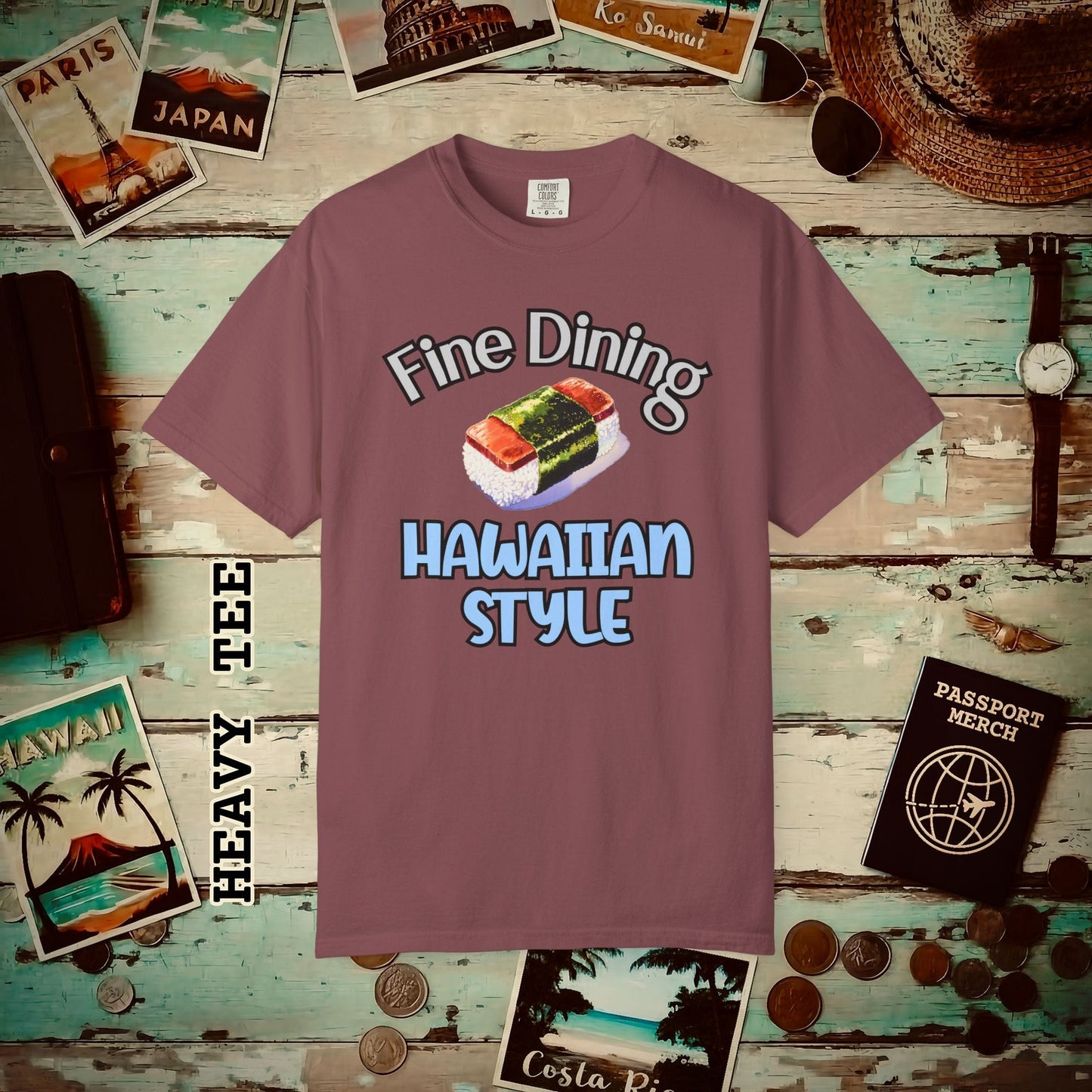 Musubi Fine Dining Hawaiian Style Heavy Tee Brick / S