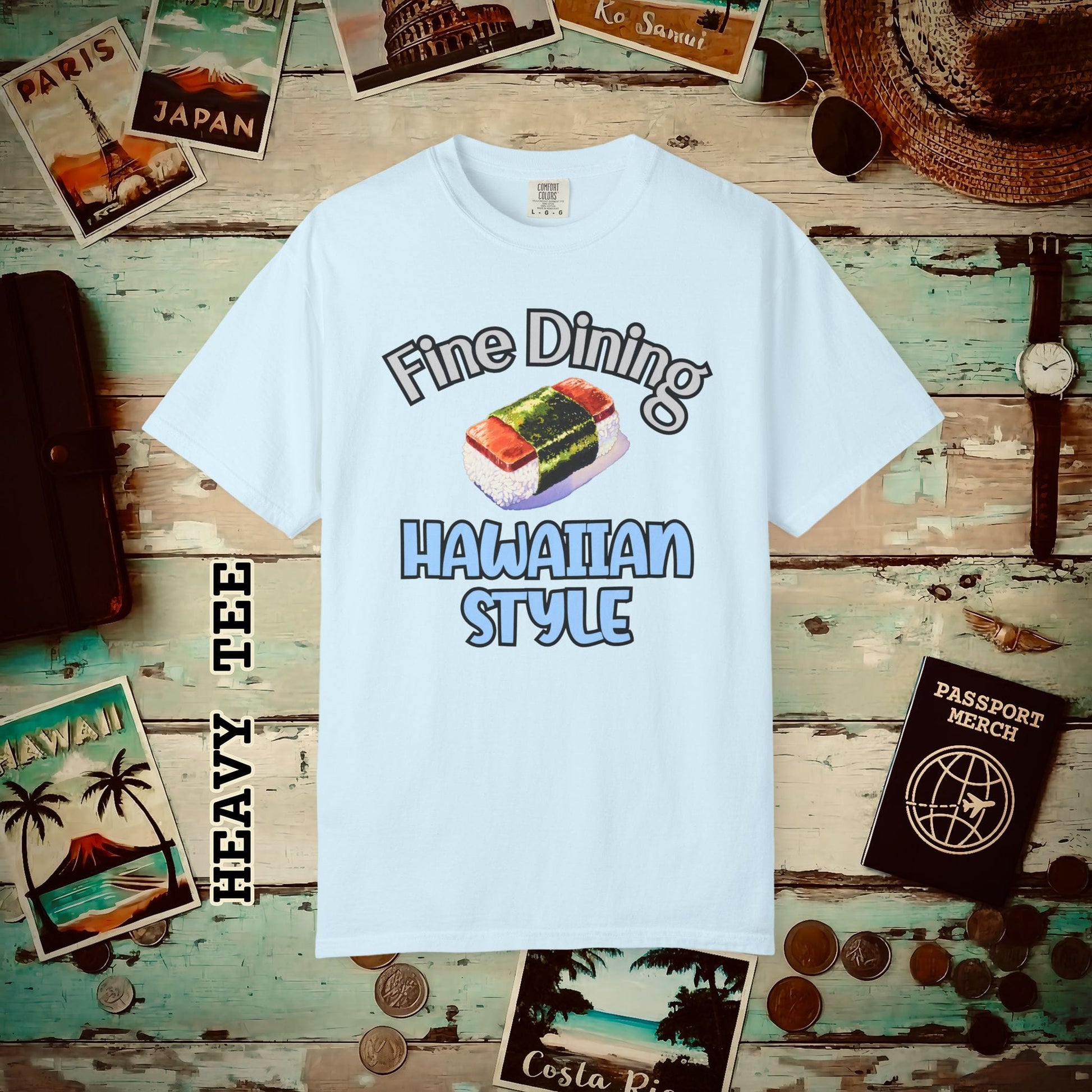 Musubi Fine Dining Hawaiian Style Heavy Tee Chambray / S