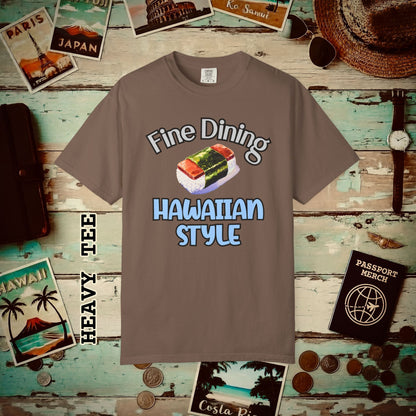 Musubi Fine Dining Hawaiian Style Heavy Tee Espresso / S