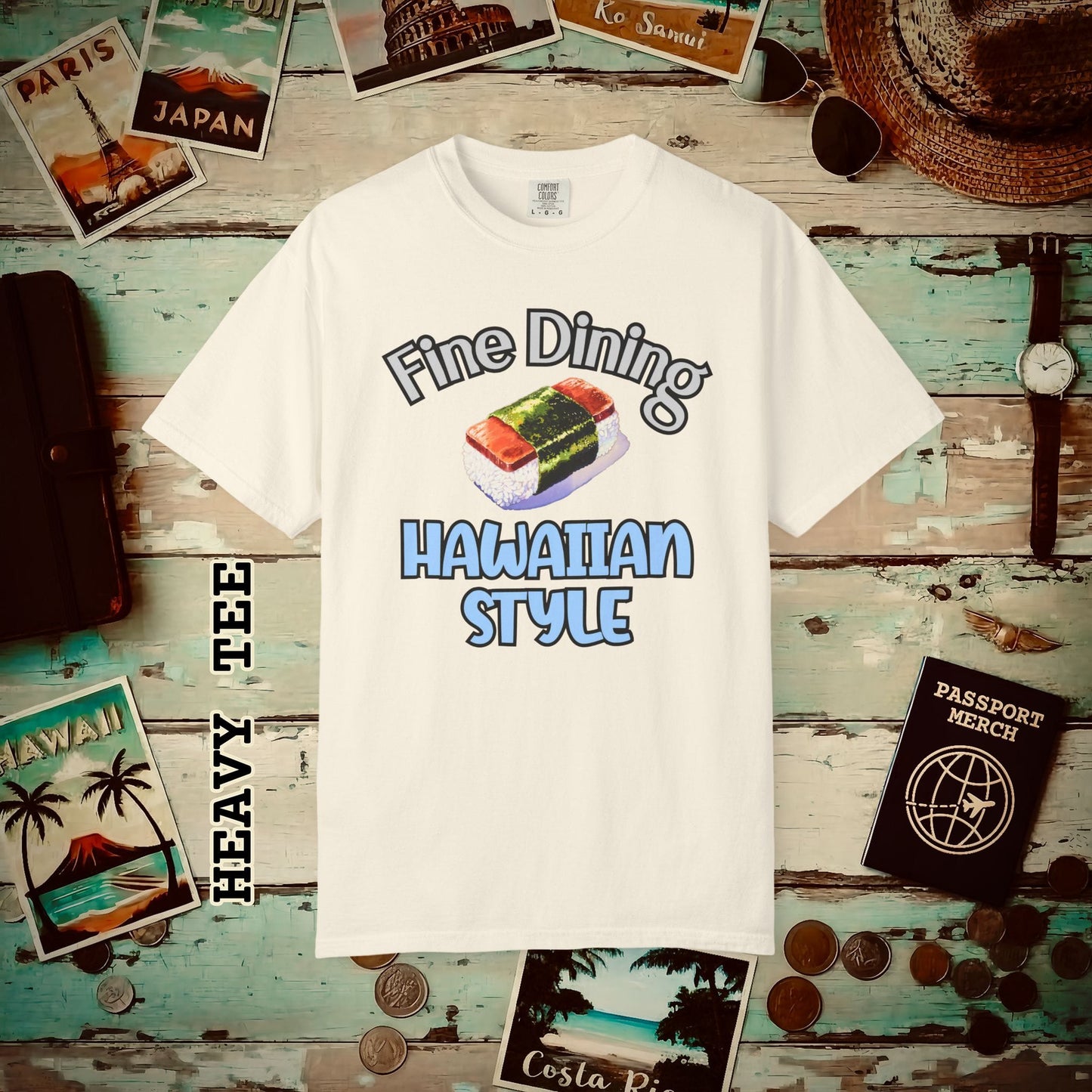 Musubi Fine Dining Hawaiian Style Heavy Tee Ivory / S