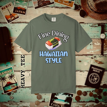 Musubi Fine Dining Hawaiian Style Heavy Tee Moss / S