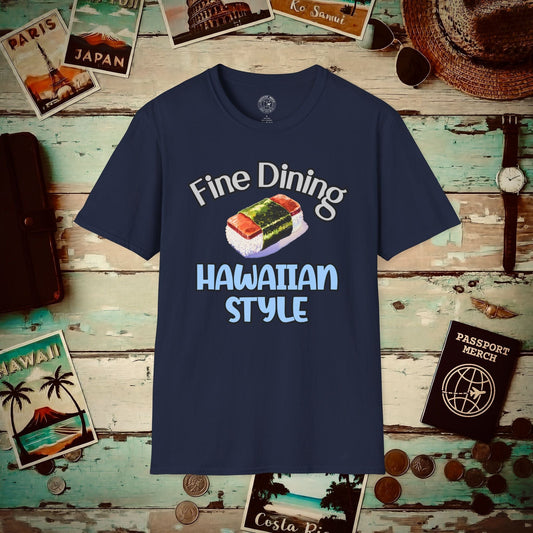 Musubi Fine Dining Hawaiian Style T-Shirt Navy / S
