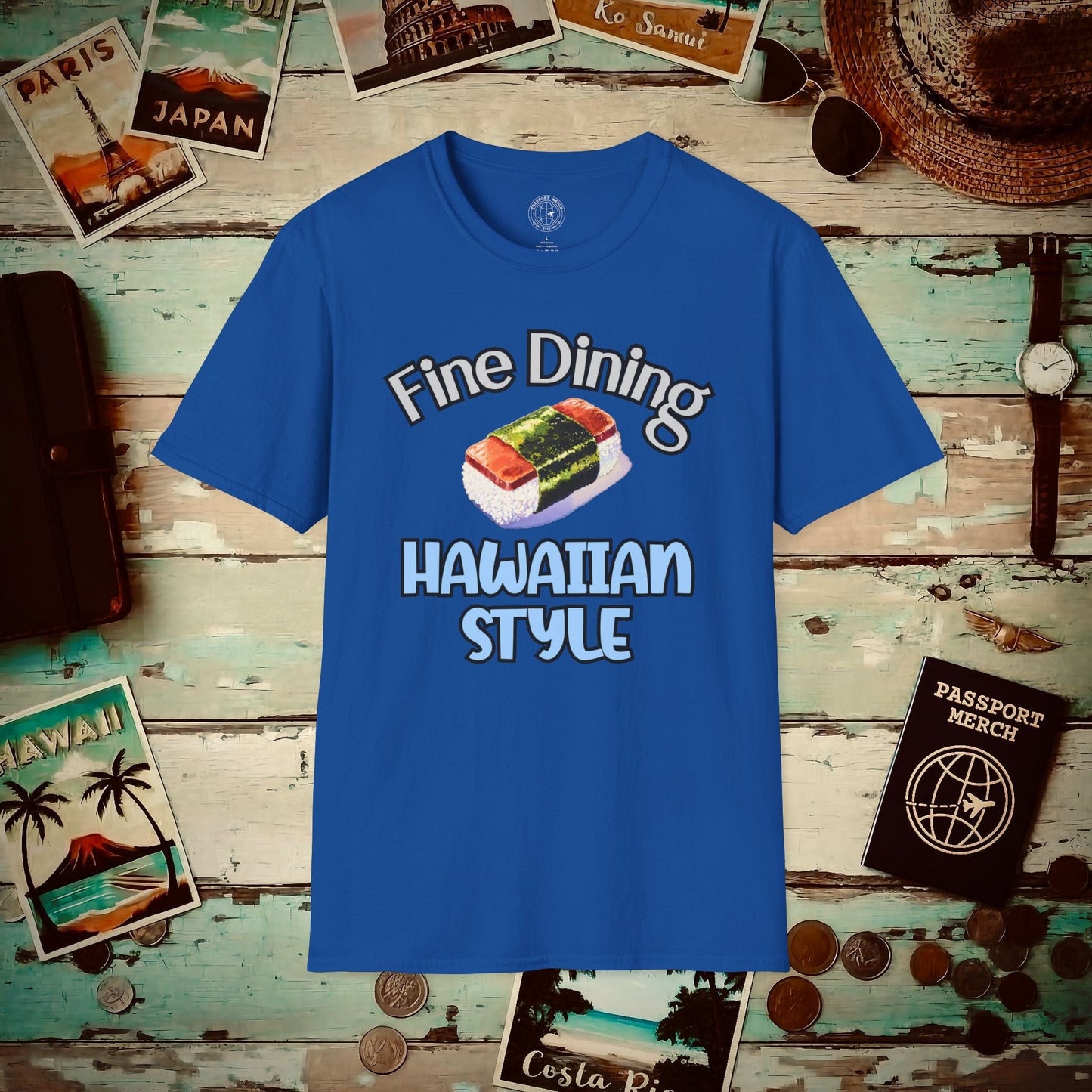 Musubi Fine Dining Hawaiian Style T-Shirt Royal / S