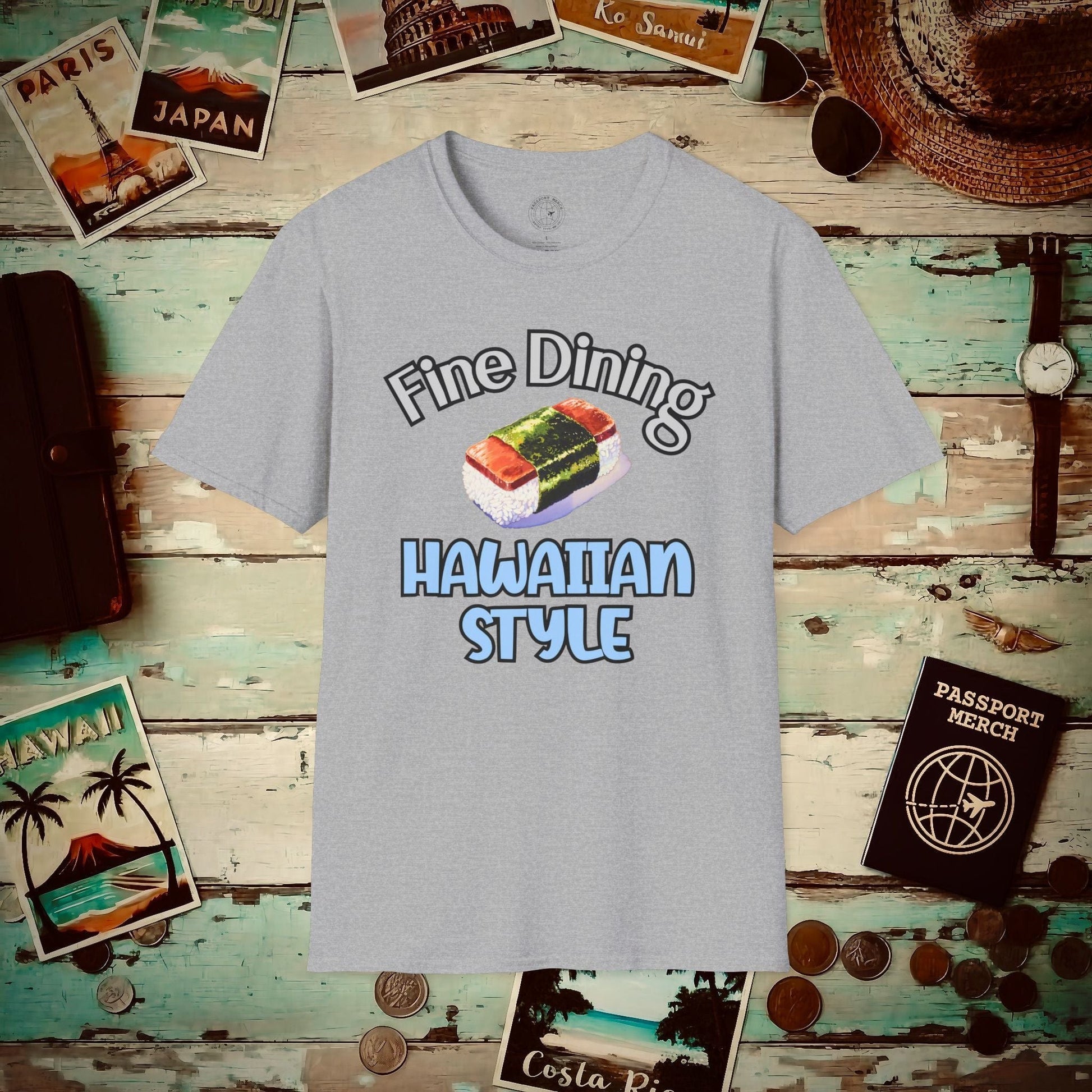 Musubi Fine Dining Hawaiian Style T-Shirt Sport Grey / S