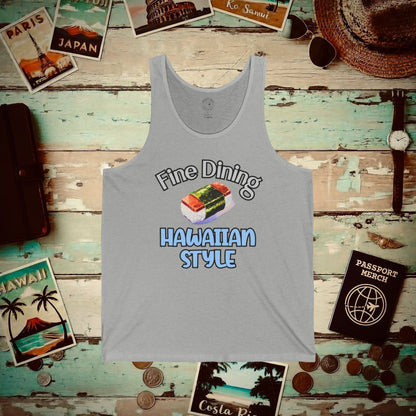 Musubi Fine Dining Hawaiian Style Tank Top Athletic Heather / XS