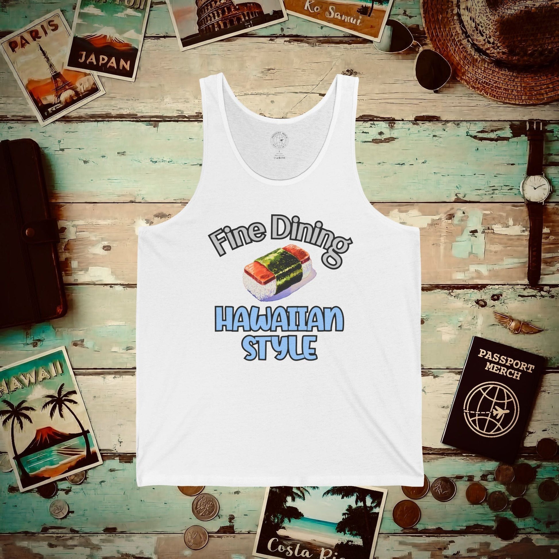 Musubi Fine Dining Hawaiian Style Tank Top White / XS