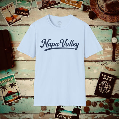 Napa Valley, California (League Series) T-Shirt Light Blue / S