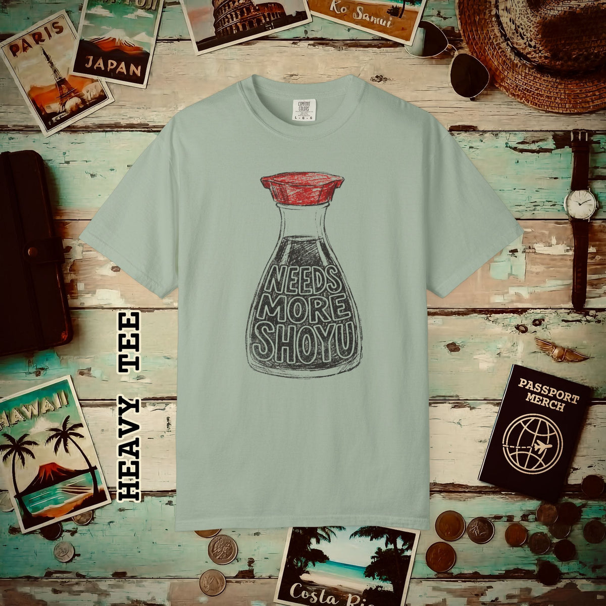 Needs More Shoyu, Hawaii Heavy Tee Bay / S