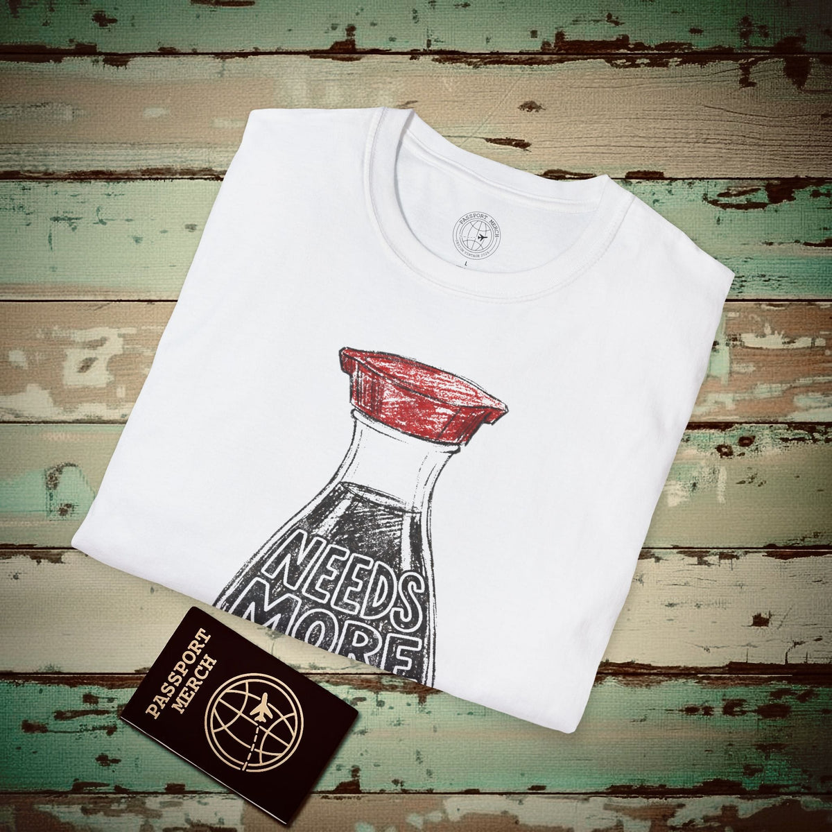 Needs More Shoyu, Hawaii T-Shirt White / S