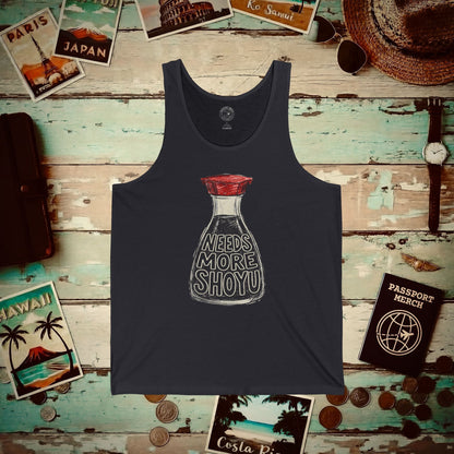 Needs More Shoyu, Hawaii Tank Top Dark Grey / XS