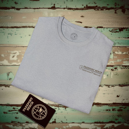 Nevada Flowers in Watercolored Oak Back Print T-Shirt