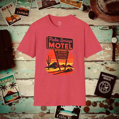 No Vacancy, Palm Springs, California T-Shirt Heather Red / S