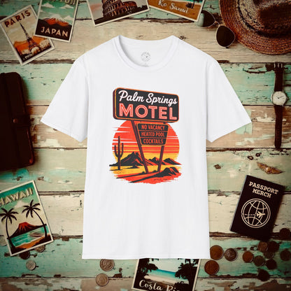 No Vacancy, Palm Springs, California T-Shirt White / S