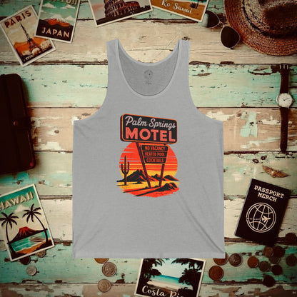 No Vacancy, Palm Springs, California Tank Top Athletic Heather / XS