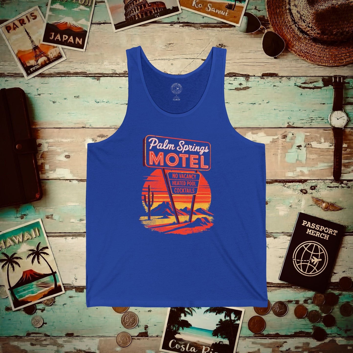 No Vacancy, Palm Springs, California Tank Top True Royal / XS