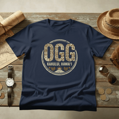 OGG, Kahului, Hawaii Vintage Airport Code T-Shirt