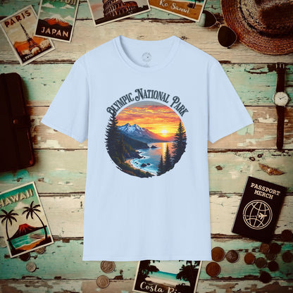 Olympic National Park, Washington T-Shirt Light Blue / S