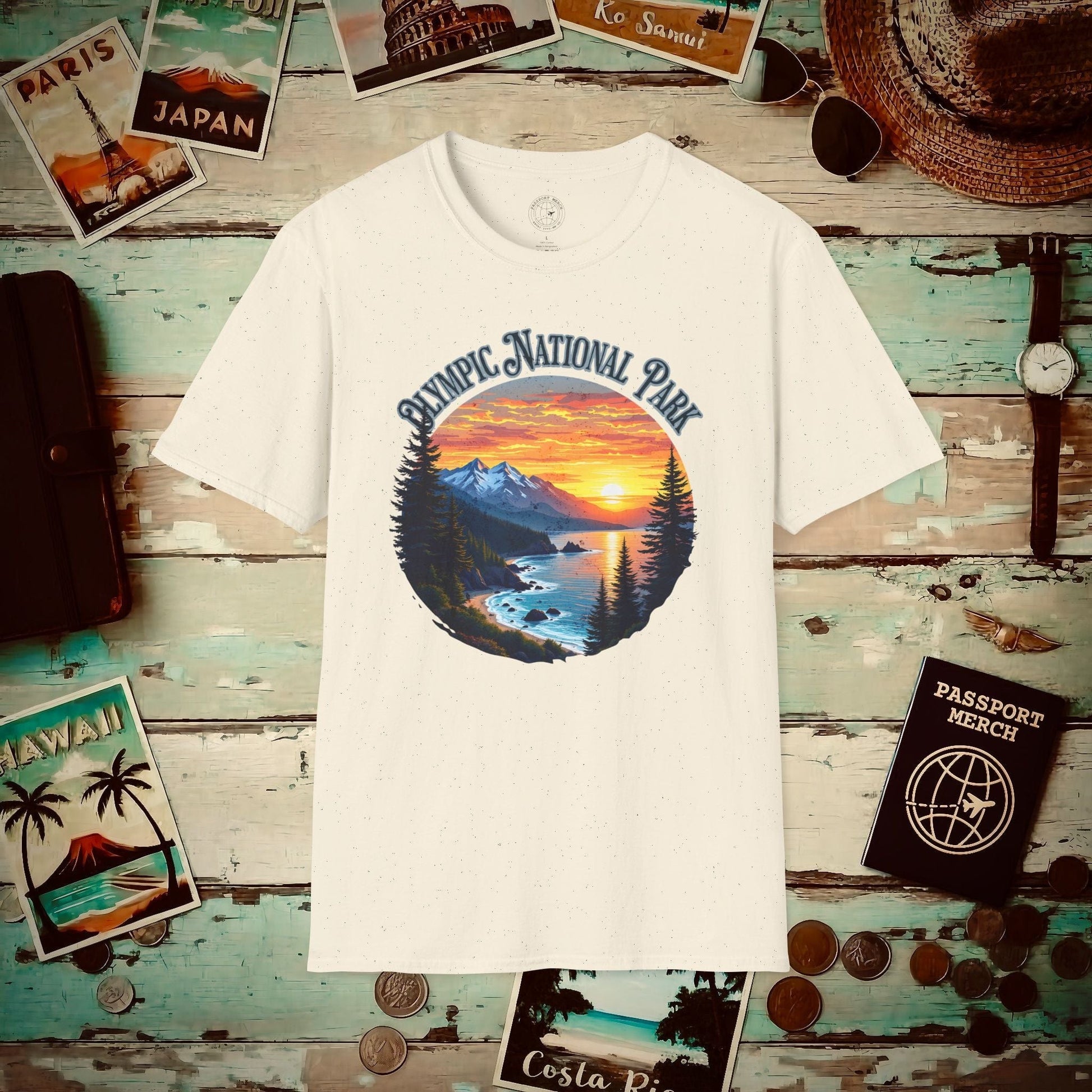 Olympic National Park, Washington T-Shirt Natural / S