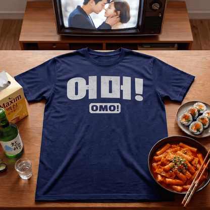 Omo! (K-Drama 101) Korea T-Shirt Navy / S