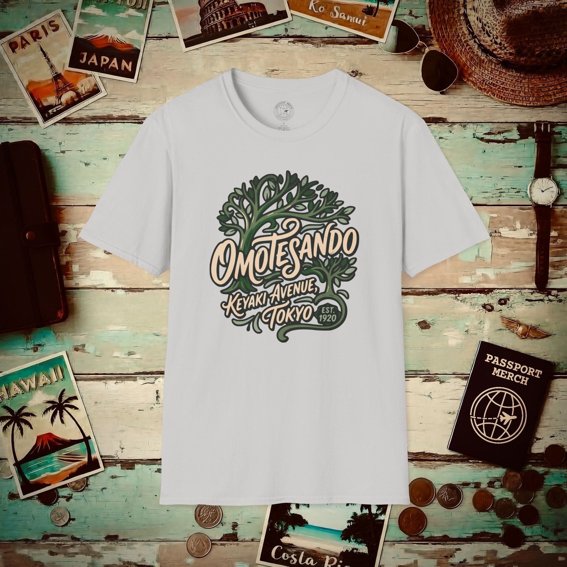 Omotesando Keyaki Tree, Japan T-Shirt Ice Grey / S