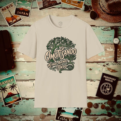Omotesando Keyaki Tree, Japan T-Shirt Sand / S