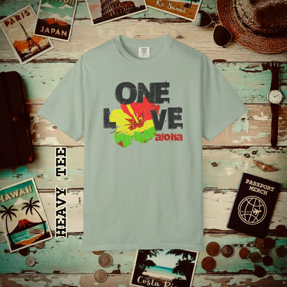 One Love, Aloha, Hawaii Heavy Tee Bay / S
