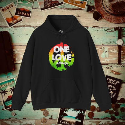 One Love, Jamaica Hoodie Black / S