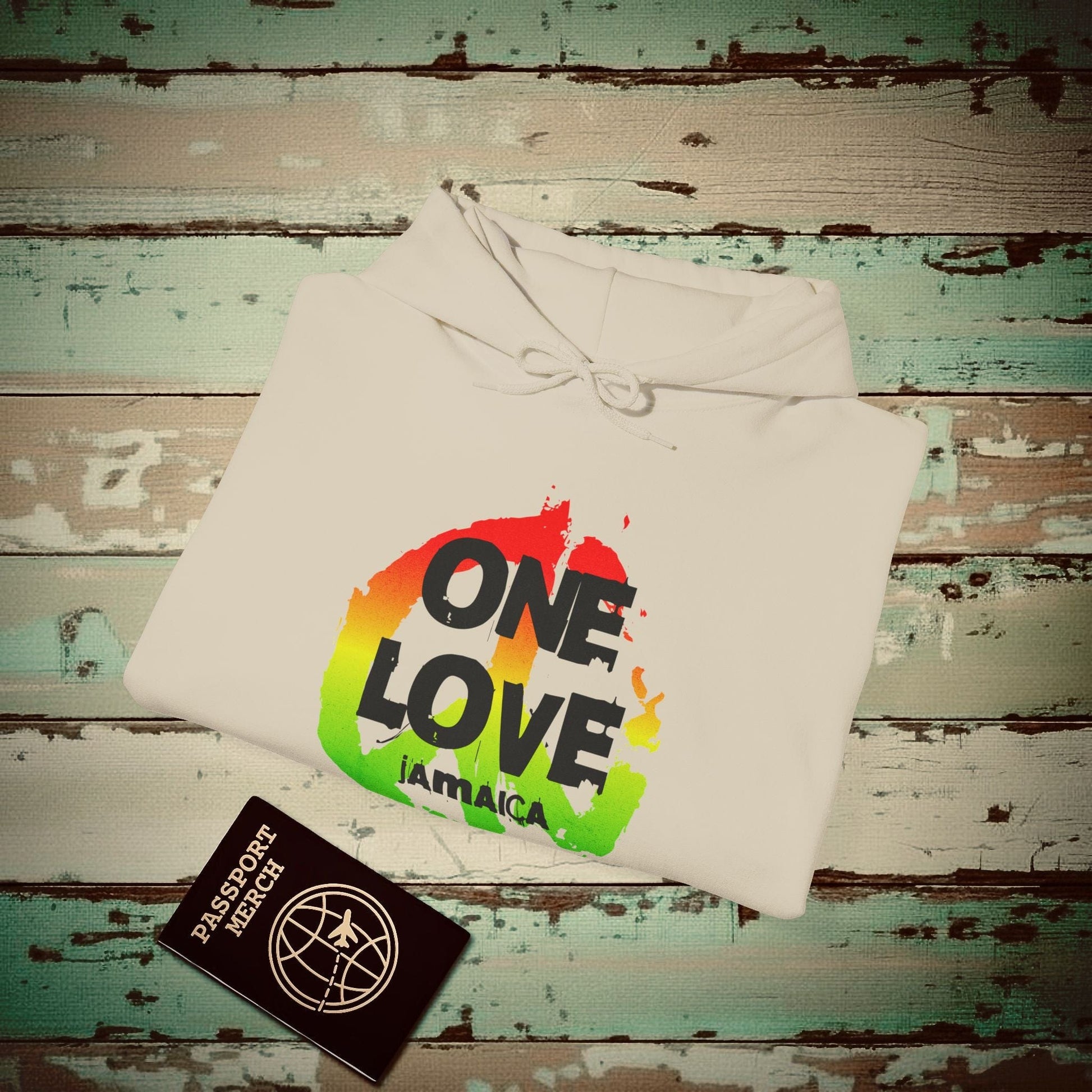 One Love, Jamaica Hoodie Sand / S