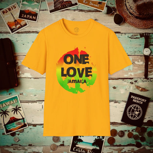 One Love, Jamaica T-Shirt Gold / S