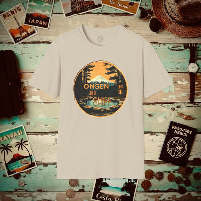 Onsen and Chill, Japan T-Shirt Sand / S