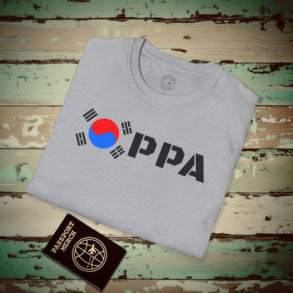 Oppa Flag, Korea T-Shirt Sport Grey / S