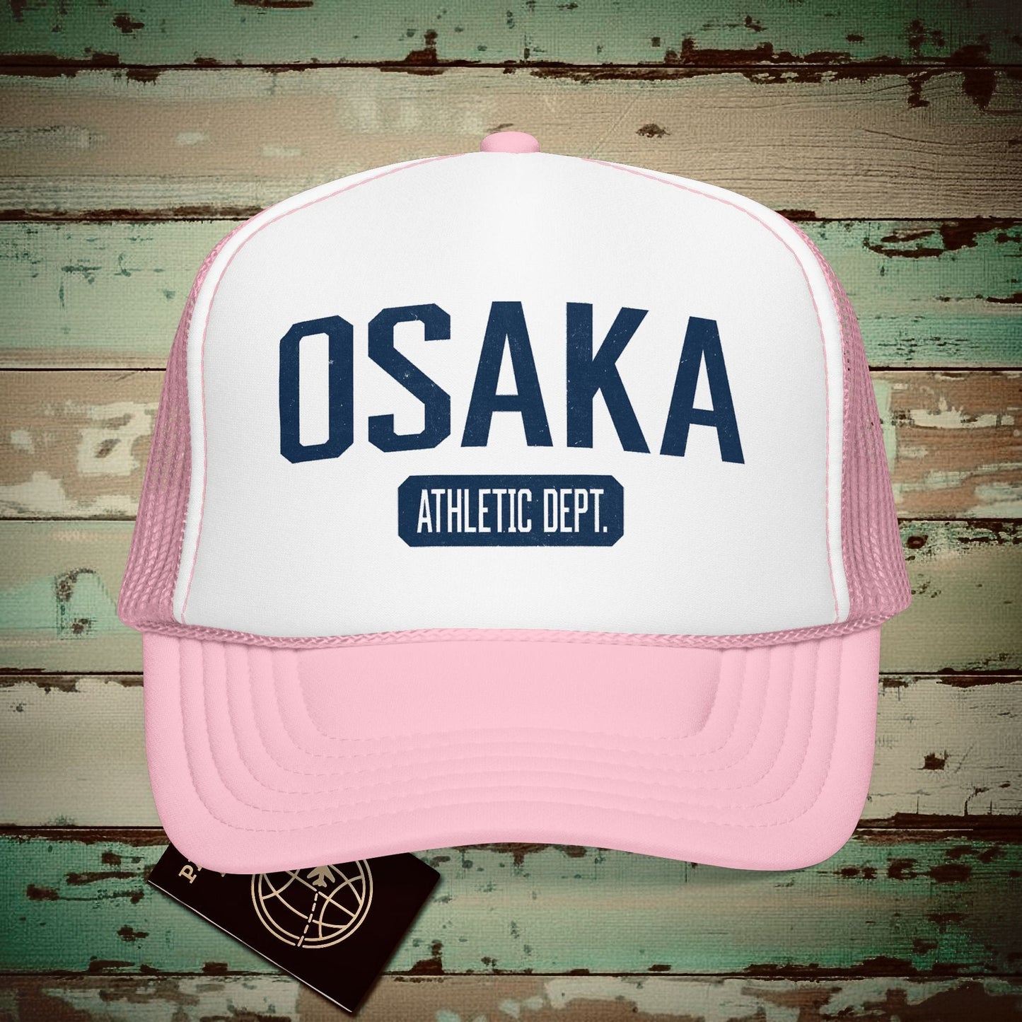 Osaka Athletic Dept. Hawaii Trucker Hat Light Pink/White / One size