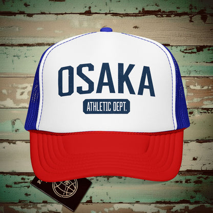 Osaka Athletic Dept. Hawaii Trucker Hat Red / White / Royal / One size