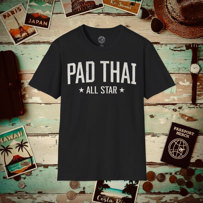 Pad Thai All Star, Thailand T-Shirt Black / S