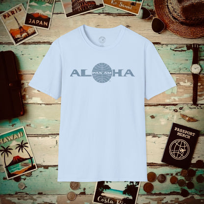 Pan Am Aloha, Hawaii (OFFICIAL) T-Shirt Light Blue / S