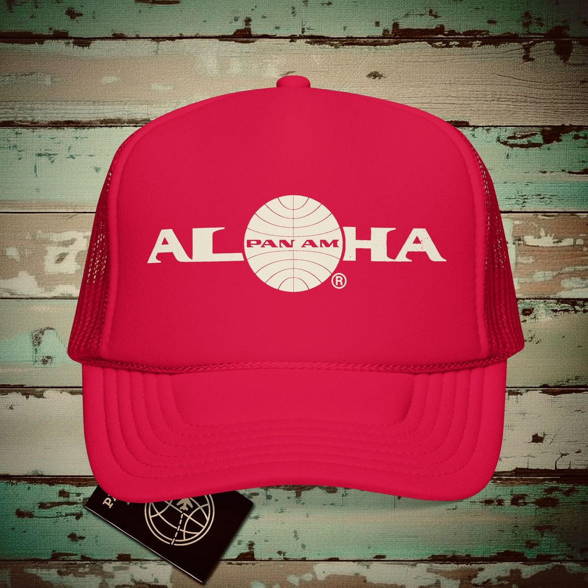 Pan Am Aloha, Hawaii (OFFICIAL) Trucker Hat Red / One size