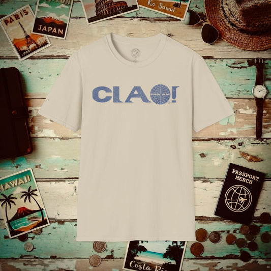 Pan Am Ciao!, Italy (OFFICIAL) T-Shirt Sand / S