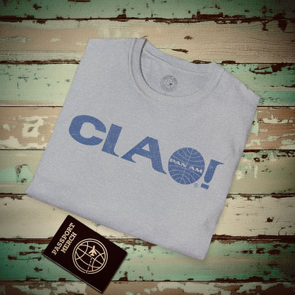 Pan Am Ciao!, Italy (OFFICIAL) T-Shirt Sport Grey / S