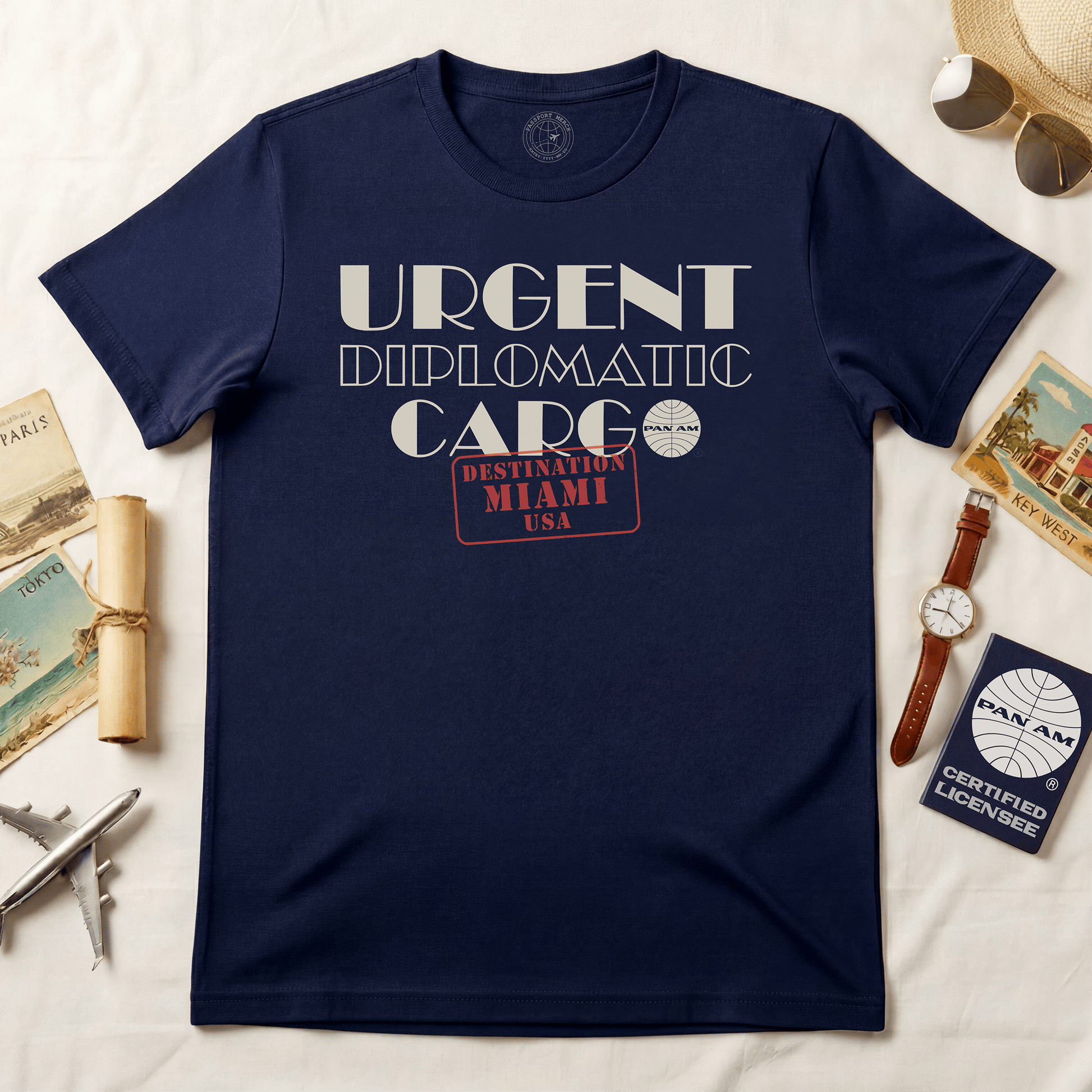 Pan Am Diplomatic Cargo - Miami, Florida (OFFICIAL) T-Shirt