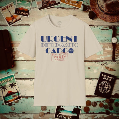 Pan Am Diplomatic Cargo - Paris, France (OFFICIAL) T-Shirt Sand / S