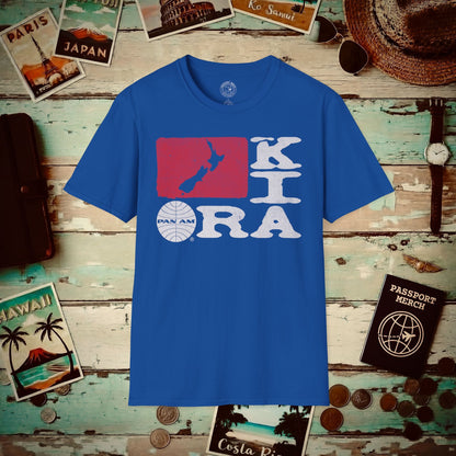 Pan Am Kia Ora, New Zealand (OFFICIAL) T-Shirt Royal / S